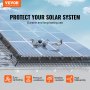 VEVOR 6 inch x 100ft Solar Panel Bird Guard with 60pcs Stainless Steel Fasteners - Wise Grid 